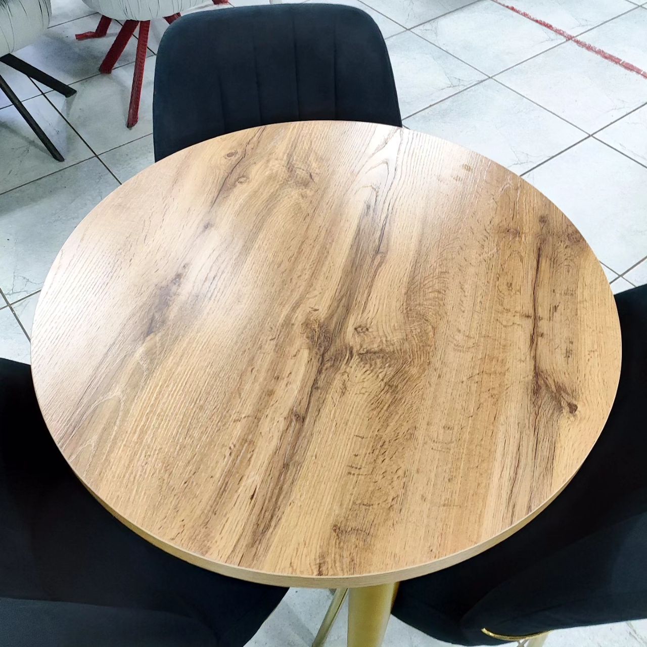 Чайный столик со стульями "Лидия" (темный)